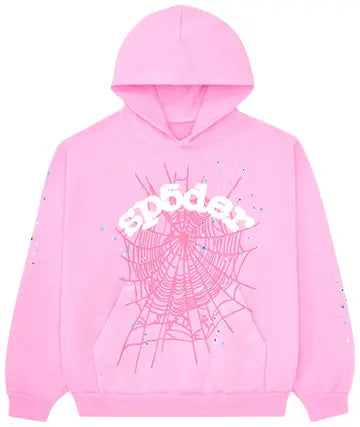Sp5der OG Web 'Pink' Hoodie