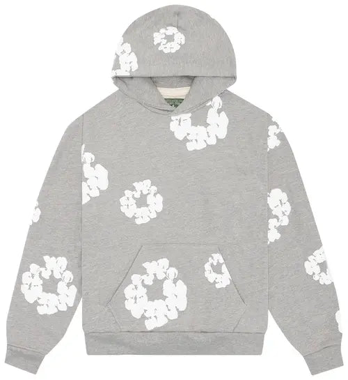 Denim Tears Cotton Wreath Grey Hoodie