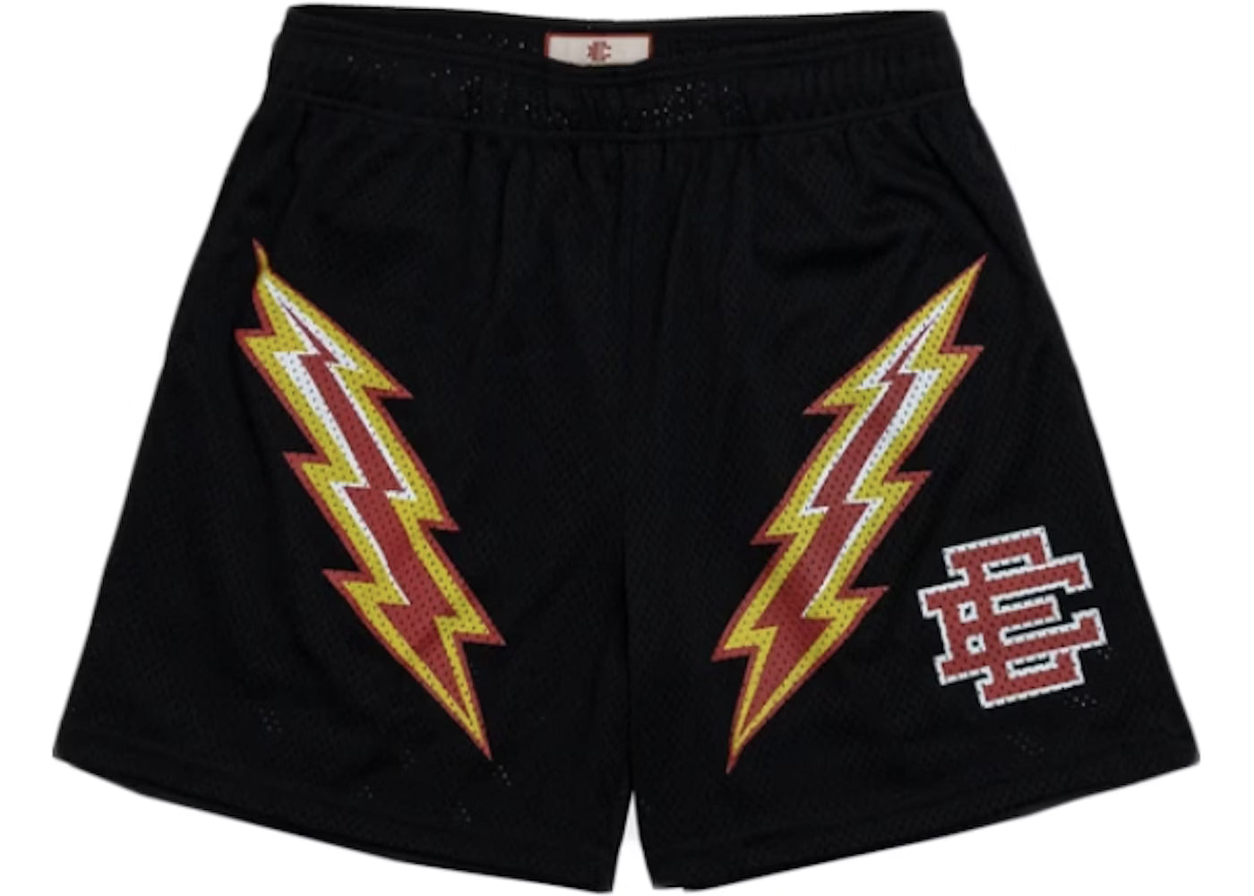 Eric Emmanuel EE Lightning "Red/Yellow" Shorts