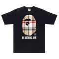 BAPE Check 'Black/Beige' Tee