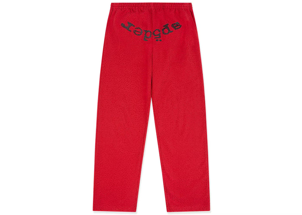Sp5der VVS 'Red' Straight Sweatpants
